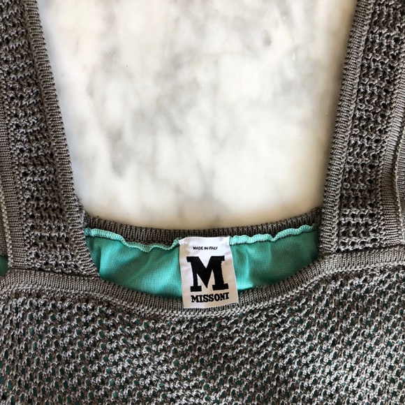 M Missoni Chevron Knit Sleeveless Tank Dress - Picture 6 of 6